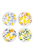 Набір тарілок &k amsterdam Plate Lemon Twig 20 cm 4-pack