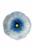 Byon talerz deserowy Poppy 21 cm kolor niebieski