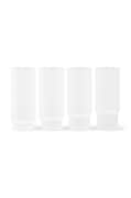 ferm LIVING set de pahare pentru băuturi Ripple 300 ml 4-pack culoarea alb