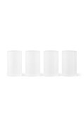 ferm LIVING set de pahare Ripple Verrines 140 ml 4-pack culoarea alb