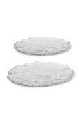 ferm LIVING zestaw talerzy Momento 21 cm 2-pack kolor transparentny