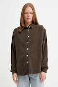 American Vintage camicia in cotone donna colore grigio