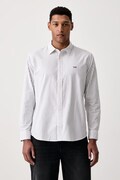 Levi's koszula oxford męska bawełniana BATTERY HOUSEMARK STANDARD biała w paski 0085A