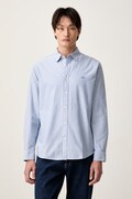 Levi's košeľa oxford pánska bavlnená BATTERY HOUSEMARK STANDARD modrá s pásikavým vzorom 0085A