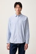 Levi's košeľa oxford pánska bavlnená BATTERY HOUSEMARK STANDARD modrá s pásikavým vzorom 0085A