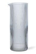 Džbán mlieka ferm LIVING Ripple Milk Jug 400 ml priehľadná farba