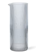 Džbán mlieka ferm LIVING Ripple Milk Jug 400 ml priehľadná farba