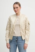 Bomber jakna Alpha Industries MA-1 VF LW ženska, bež barva