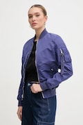 Bomber jakna Alpha Industries MA-1 VF LW ženska, vijolična barva