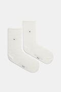 Ponožky Tommy Hilfiger 2-pak dámske, biela farba, 100001493
