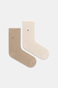 Tommy Hilfiger skarpety damskie 2-pack beżowe 100001494