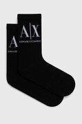 Čarape Armani Exchange za žene, boja: crna, 946020 CC401