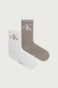 Calvin Klein Jeans шкарпетки жіночі з бавовною 2 шт. бежеві 701228811