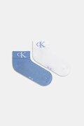 Calvin Klein Jeans skarpety damskie z bawełną 2-pack niebieskie 701228813