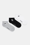 Karl Lagerfeld skarpetki 3-pack K/IKON kolor biały A4W47036