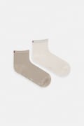 Tommy Hilfiger skarpety damskie z bawełną 2-pack beżowe 373001001