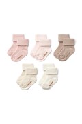 Wheat skarpetki niemowlęce 5-pack kolor różowy 1910j-586