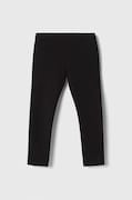 United Colors of Benetton legginsy dziecięce kolor czarny melanżowe