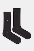 Ponožky Tommy Hilfiger 2-pak pánske, hnedá farba, 371111