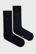 Tommy Hilfiger sosete 2-pack barbati, culoarea albastru marin, 100001496
