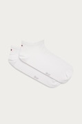 Tommy Hilfiger skarpety stopki męskie z bawełną 2-pack białe 342023001