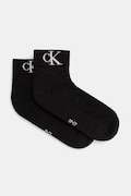 Ponožky Calvin Klein Jeans 2-pak pánske, čierna farba, 701228805
