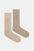 Κάλτσες Tommy Hilfiger 2-pack χρώμα: μπεζ, 701230780