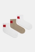 HUGO skarpetki 3-pack męskie kolor beżowy 50541597