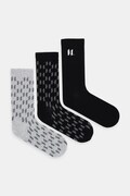 Κάλτσες Karl Lagerfeld 3-pack χρώμα: γκρι, A4M47040