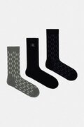 Karl Lagerfeld skarpety męskie 3-pack czarne A4M47040