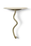 Nástenný stôl ferm LIVING Curvature Wall Table žltá farba