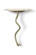 Nástenný stôl ferm LIVING Curvature Wall Table žltá farba