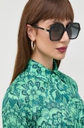 Gucci okulary przeciwsłoneczne damskie kolor czarny GG1072S
