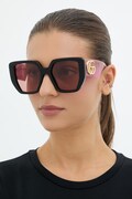 Gucci kvadratne sunčane naočale za žene crne GG0956S