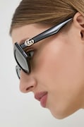 Sluneční brýle Gucci dámské, černá barva, GG1534S