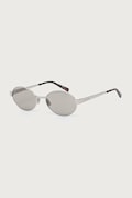 Saint Laurent okulary przeciwsłoneczne damskie srebrne SL 692
