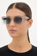 Vivienne Westwood slnečné okuliare wayfarer dámske Cary hnedé VW5026