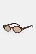 Saint Laurent okulary przeciwsłoneczne damskie kolor brązowy SL 567