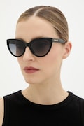 Love Moschino okulary przeciwsłoneczne damskie czarne MOL095/S