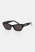 Balenciaga okulary przeciwsłoneczne damskie kolor czarny BB0447S