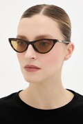 Bottega Veneta ochelari de soare culoarea maro, BV1414S