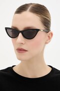 Bottega Veneta ochelari de soare culoarea negru, BV1414S