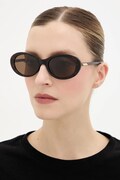 Bottega Veneta okulary przeciwsłoneczne damskie brązowe BV1415SK