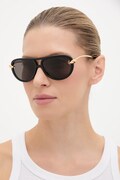 Sunčane naočale Bottega Veneta za žene, boja: crna, BV1418S