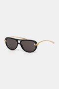 Bottega Veneta okulary przeciwsłoneczne damskie kolor czarny BV1418S