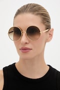 Chloe okulary przeciwsłoneczne okrągłe damskie złote CH0321S