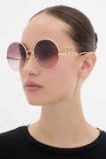 Chloe okulary przeciwsłoneczne okrągłe damskie złote CH0329S