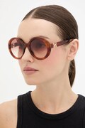 Chloé ochelari de soare culoarea maro, CH0332S