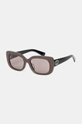 Gucci okulary przeciwsłoneczne damskie kolor brązowy GG1979SK