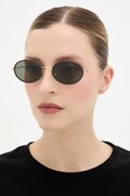 Gucci okulary przeciwsłoneczne damskie kolor złoty GG1980S